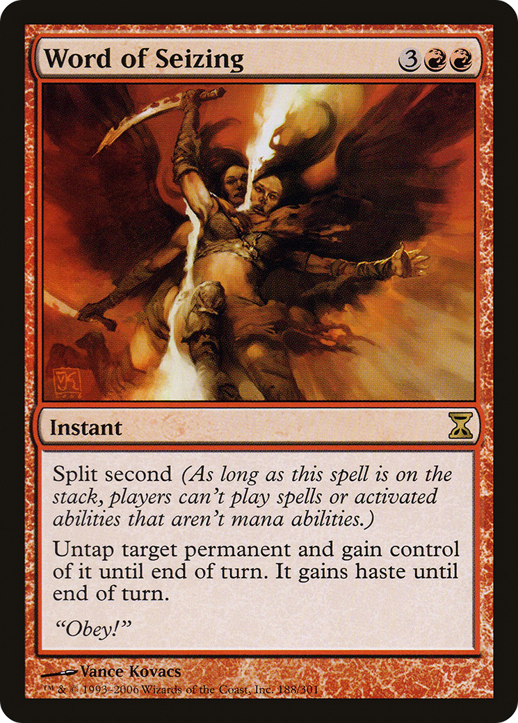 {R} Word of Seizing [Time Spiral][TSP 188]