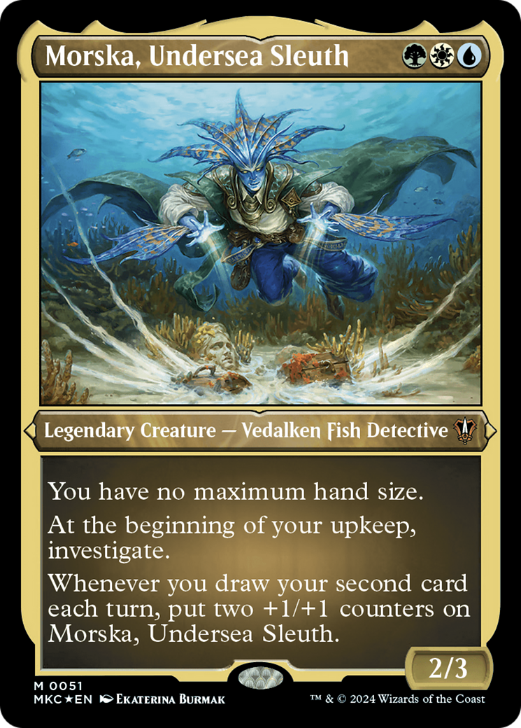 {R} Morska, Undersea Sleuth (Display Commander) [Murders at Karlov Manor Commander][MKC 051]