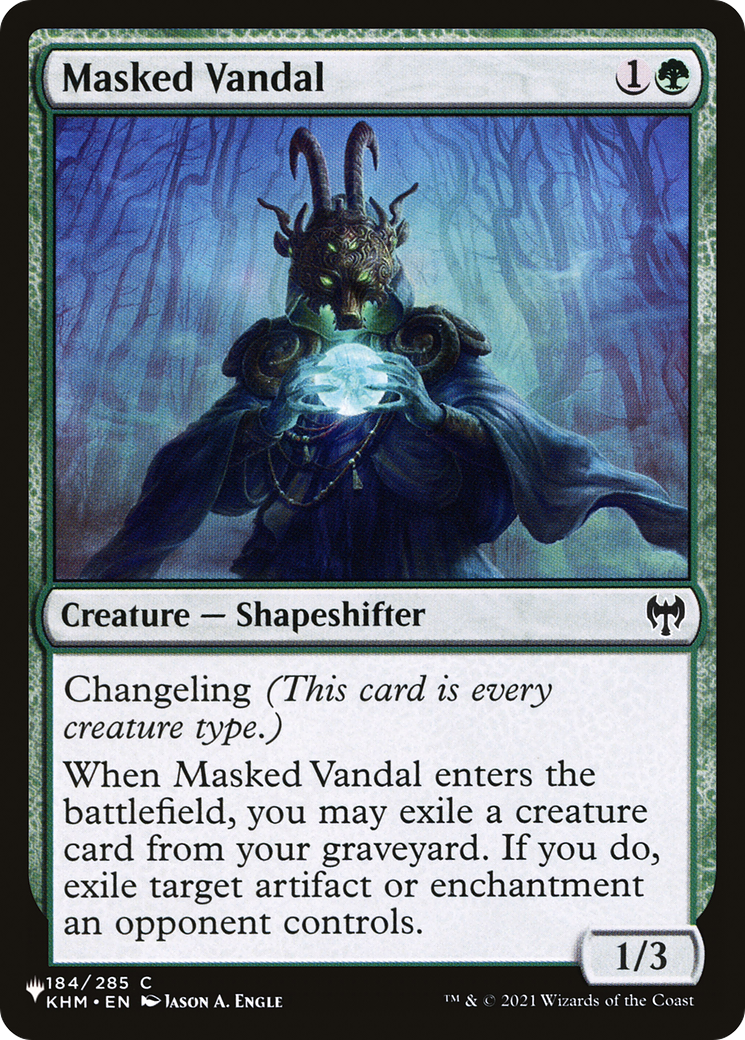 Masked Vandal [LIST 184]