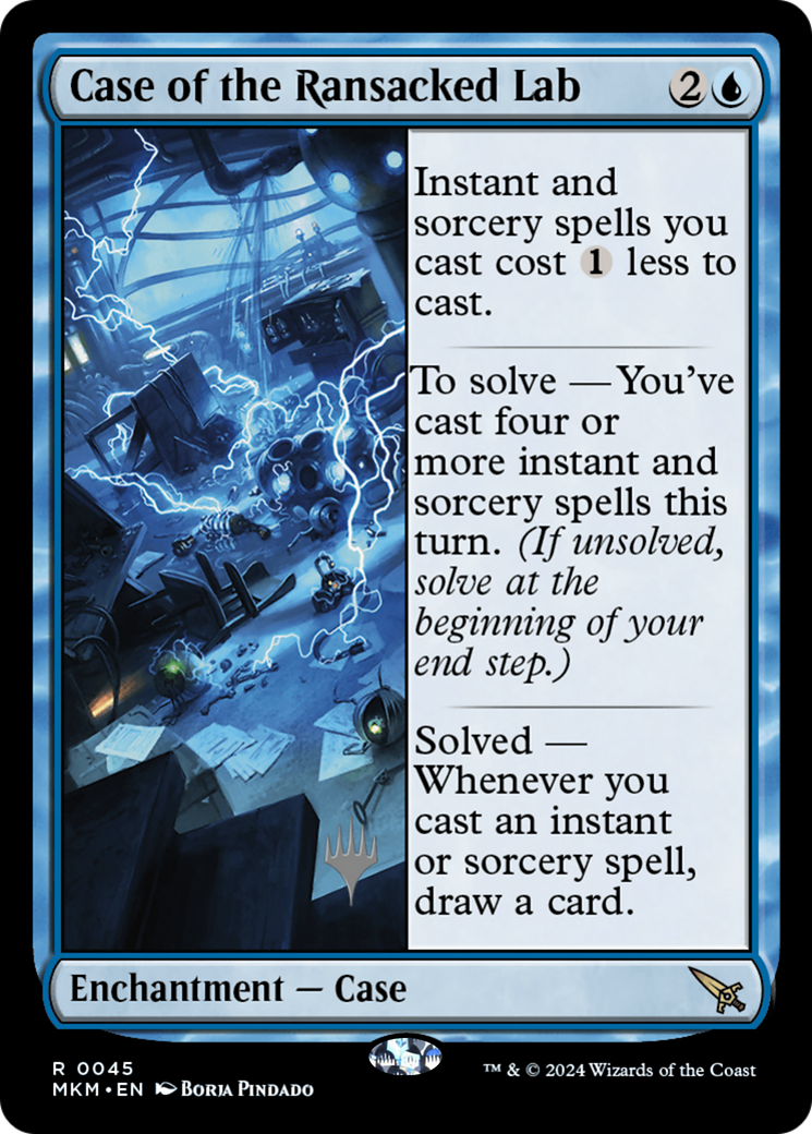 {R} Case of the Ransacked Lab (Promo Pack) [Murders at Karlov Manor Promos][PP MKM 045]