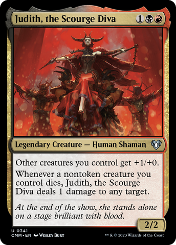 {C} Judith, the Scourge Diva [Commander Masters][CMM 341]