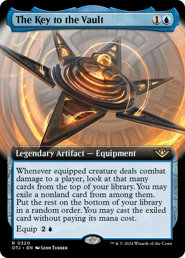 {@R} The Key to the Vault (Extended Art) [Outlaws of Thunder Junction][OTJ 320]