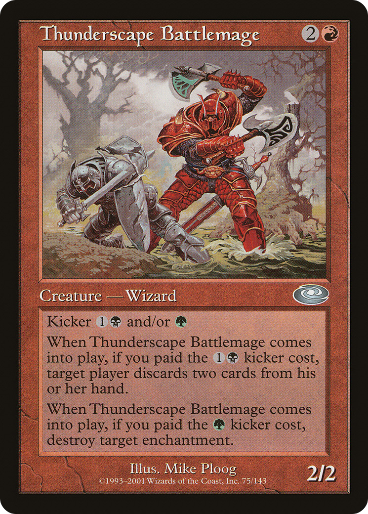 {C} Thunderscape Battlemage [Planeshift][PLS 075]