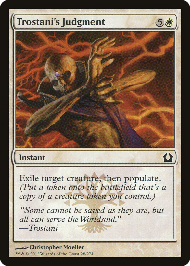 {C} Trostani's Judgment [Return to Ravnica][RTR 028]