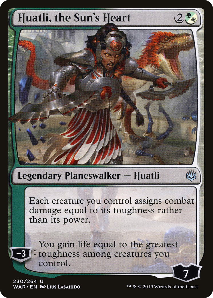 {C} Huatli, the Sun's Heart [War of the Spark][WAR 230]