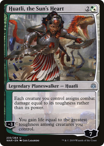 {C} Huatli, the Sun's Heart [War of the Spark][WAR 230]