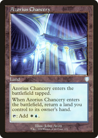 {C} Azorius Chancery (Retro) [The Brothers' War Commander][BRC 175]