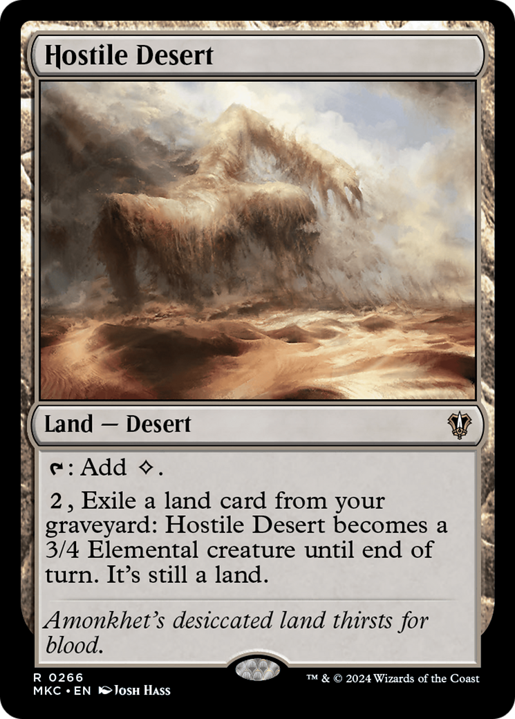 {R} Hostile Desert [Murders at Karlov Manor Commander][MKC 266]