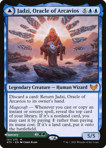 {R} Jadzi, Oracle of Arcavios // Journey to the Oracle [Strixhaven: School of Mages][STX 151]