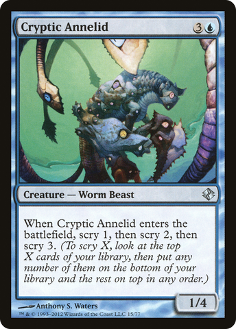 {C} Cryptic Annelid [Duel Decks: Venser vs. Koth][DDI 015]