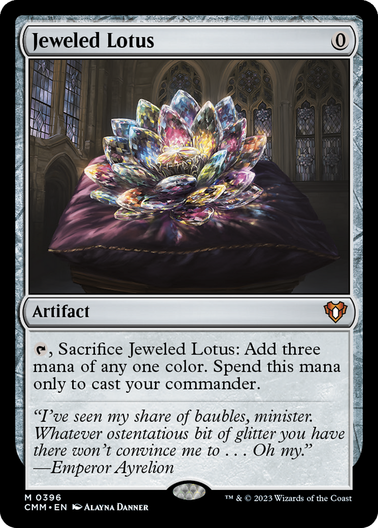 {R} Jeweled Lotus [Commander Masters][CMM 396]