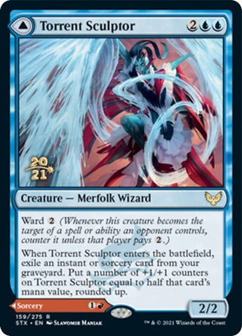{R} Torrent Sculptor // Flamethrower Sonata [Strixhaven: School of Mages Prerelease Promos][PR STX 159]
