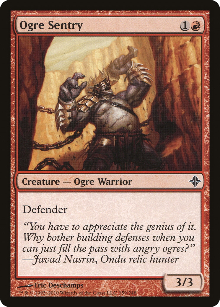 {C} Ogre Sentry [Rise of the Eldrazi][ROE 159]