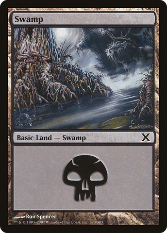 {B}[10E 373] Swamp (373) [Tenth Edition]