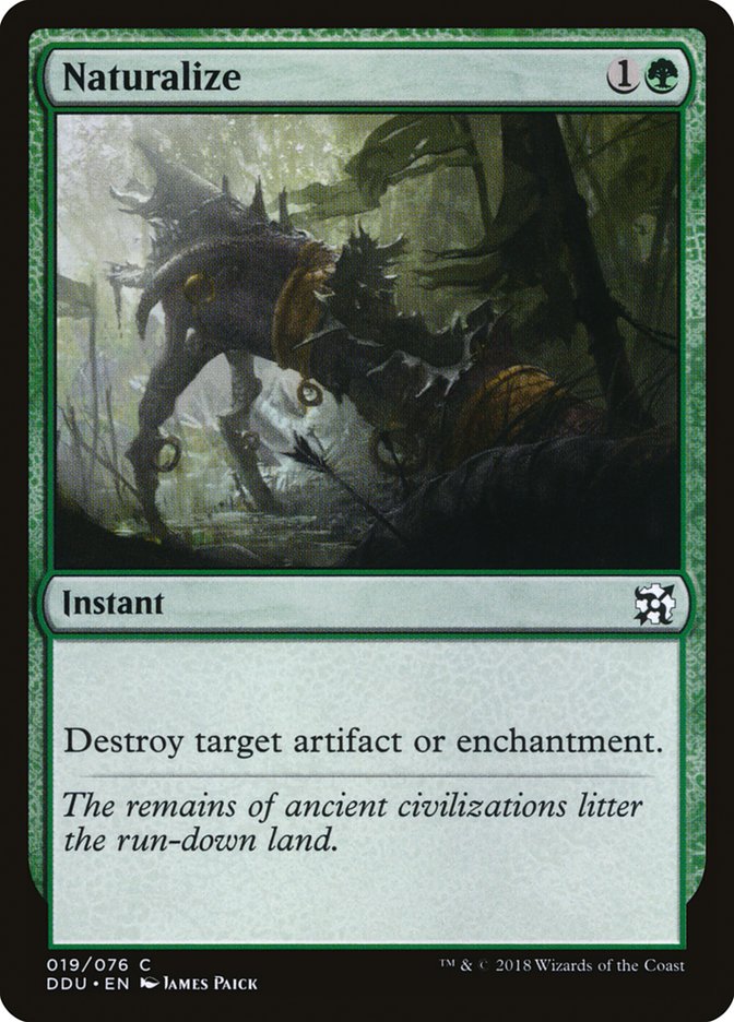{C} Naturalize [Duel Decks: Elves vs. Inventors][DDU 019]
