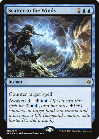 {R} Scatter to the Winds [Battle for Zendikar][BFZ 085]