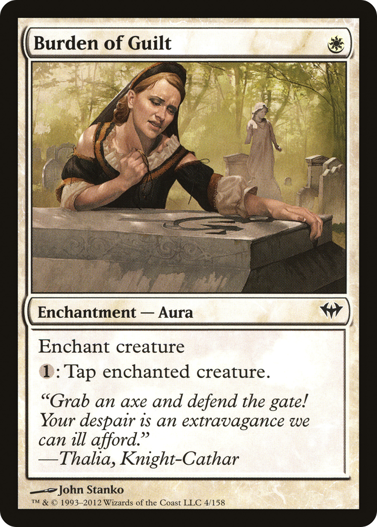 {C} Burden of Guilt [Dark Ascension][DKA 004]