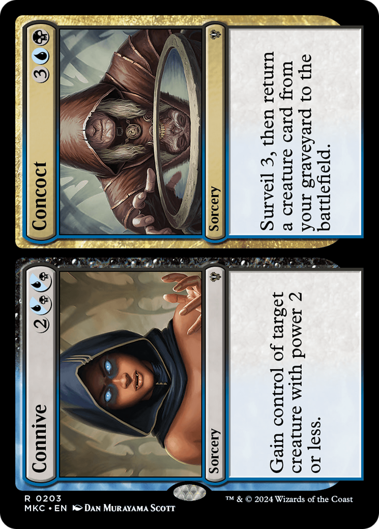 {R} Connive // Concoct [Murders at Karlov Manor Commander][MKC 203]