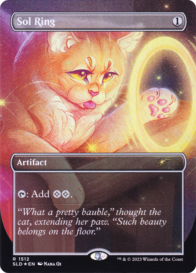 {R} Sol Ring (1512) // Sol Ring [Secret Lair Commander Deck: Raining Cats and Dogs][SLD 1512]