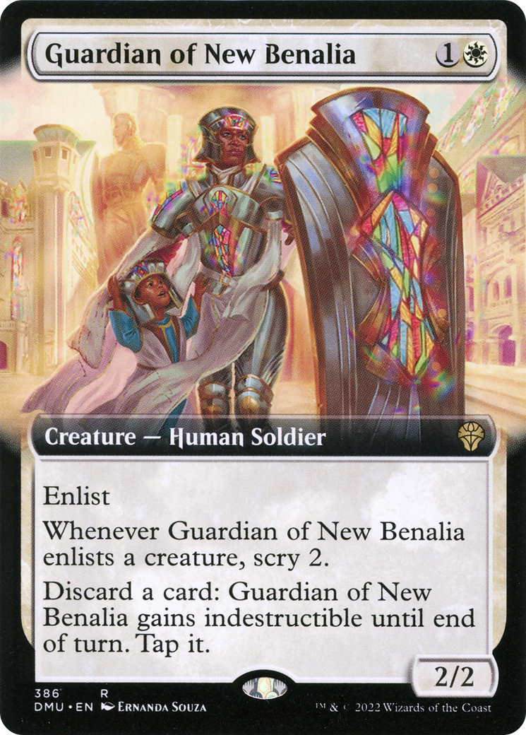 {R} Guardian of New Benalia (Extended Art) [Dominaria United][DMU 386]