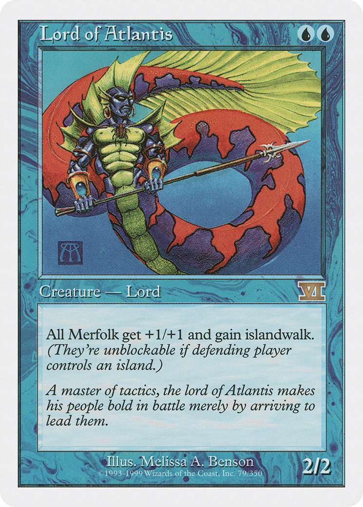 {R} Lord of Atlantis [Classic Sixth Edition][6ED 079]