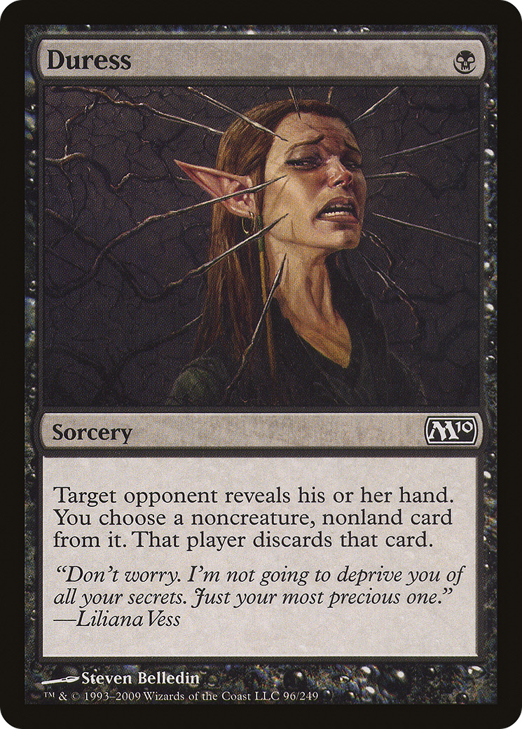 {C} Duress [Magic 2010][M10 096]