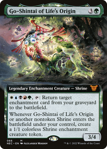 {R} Go-Shintai of Life's Origin (Extended Art) [Kamigawa: Neon Dynasty Commander][NEC 066]