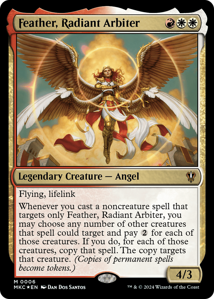 {R} Feather, Radiant Arbiter [Murders at Karlov Manor Commander][MKC 006]
