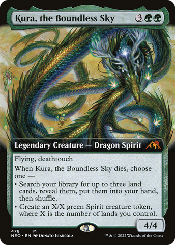 {R} Kura, the Boundless Sky (Extended Art) [Kamigawa: Neon Dynasty][NEO 478]