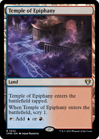 {R} Temple of Epiphany [Commander Masters][CMM 1042]