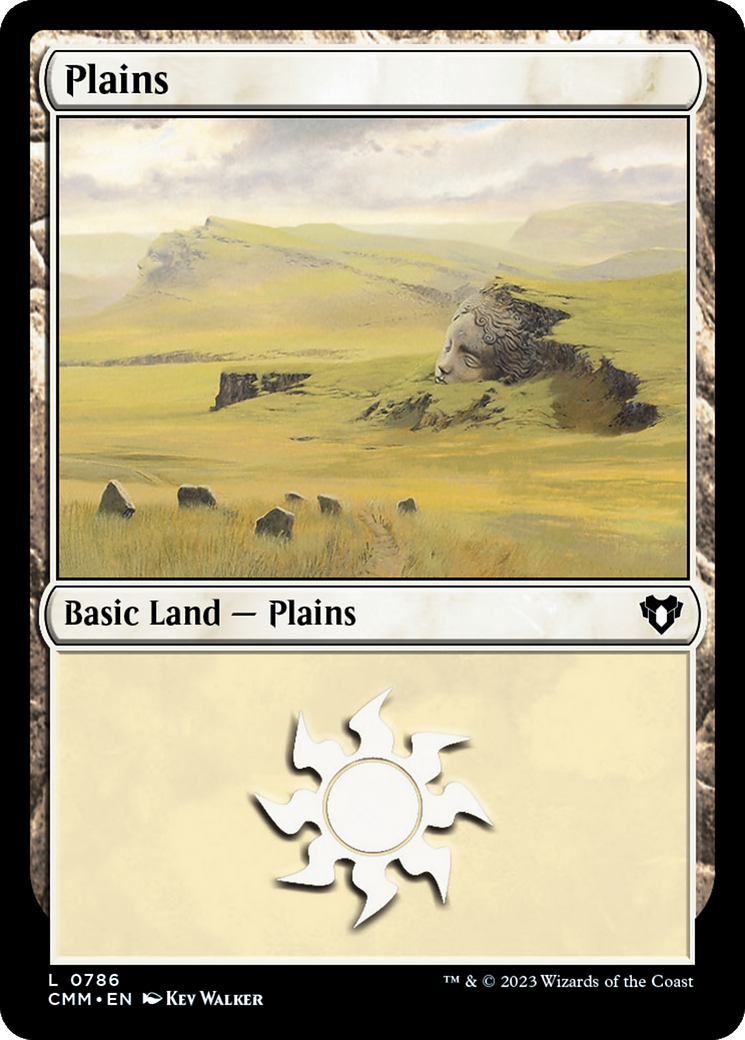 {B} Plains (786) [Commander Masters][CMM 786]