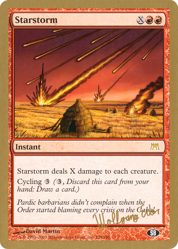 {R} Starstorm (Wolfgang Eder) (SB) [World Championship Decks 2003][GB WC03 WE328SB]