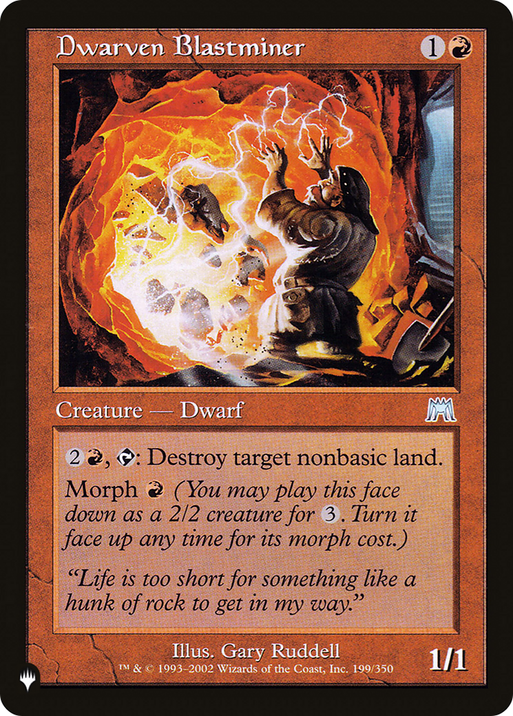 Dwarven Blastminer [LIST 199/350]