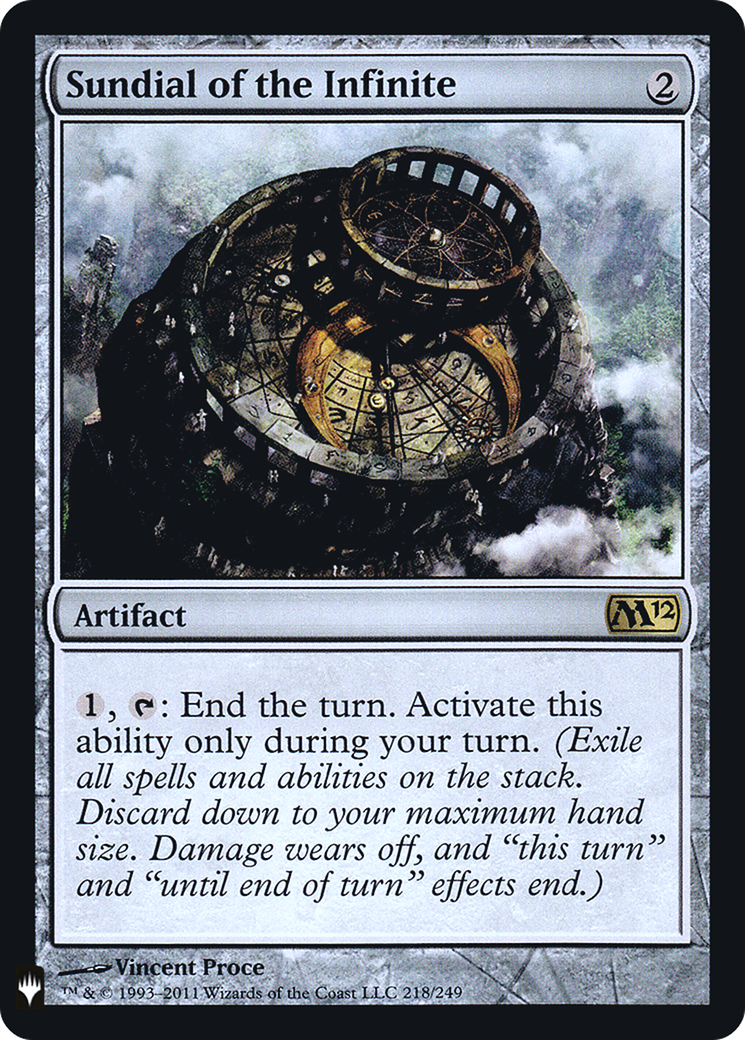 {R} Sundial of the Infinite [Mystery Booster][LS M12 218]
