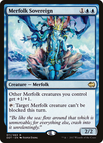 {R} Merfolk Sovereign [Duel Decks: Merfolk vs. Goblins][DDT 011]