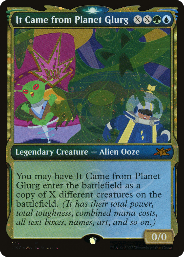 {R} It Came from Planet Glurg (Showcase) (Galaxy Foil) [Unfinity][UNF 512]