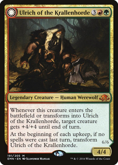 {R} Ulrich of the Krallenhorde // Ulrich, Uncontested Alpha [Eldritch Moon][EMN 191] - Misty Mountain Games