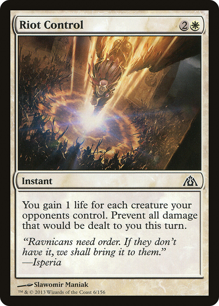{C} Riot Control [Dragon's Maze][DGM 006]
