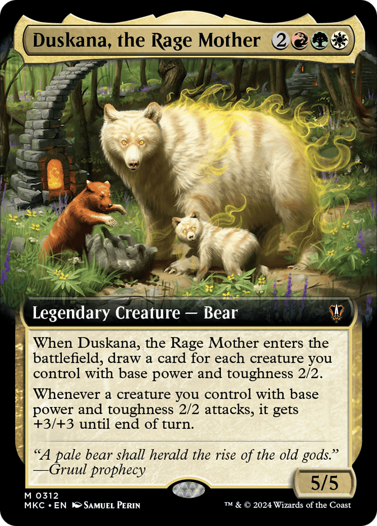 {R} Duskana, the Rage Mother (Extended Art) [Murders at Karlov Manor Commander][MKC 312]