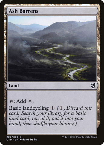 {C} Ash Barrens [Commander 2019][C19 227]