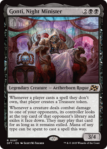 {@R} Gonti, Night Minister [Aetherdrift][DFT 087]