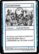 {R} Learned Learner (2021 Edition) [Mystery Booster Playtest Cards][CMB1 025]