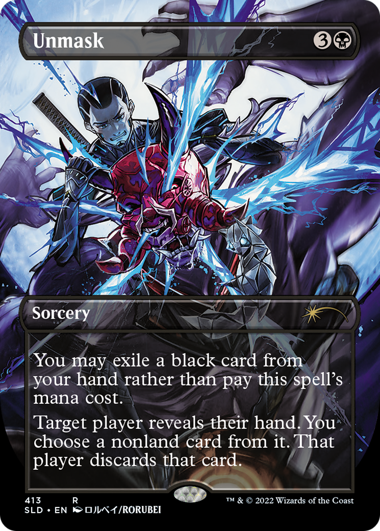 {R} Unmask (Borderless) [Secret Lair Drop Series][SLD 413] - Misty Mountain Games
