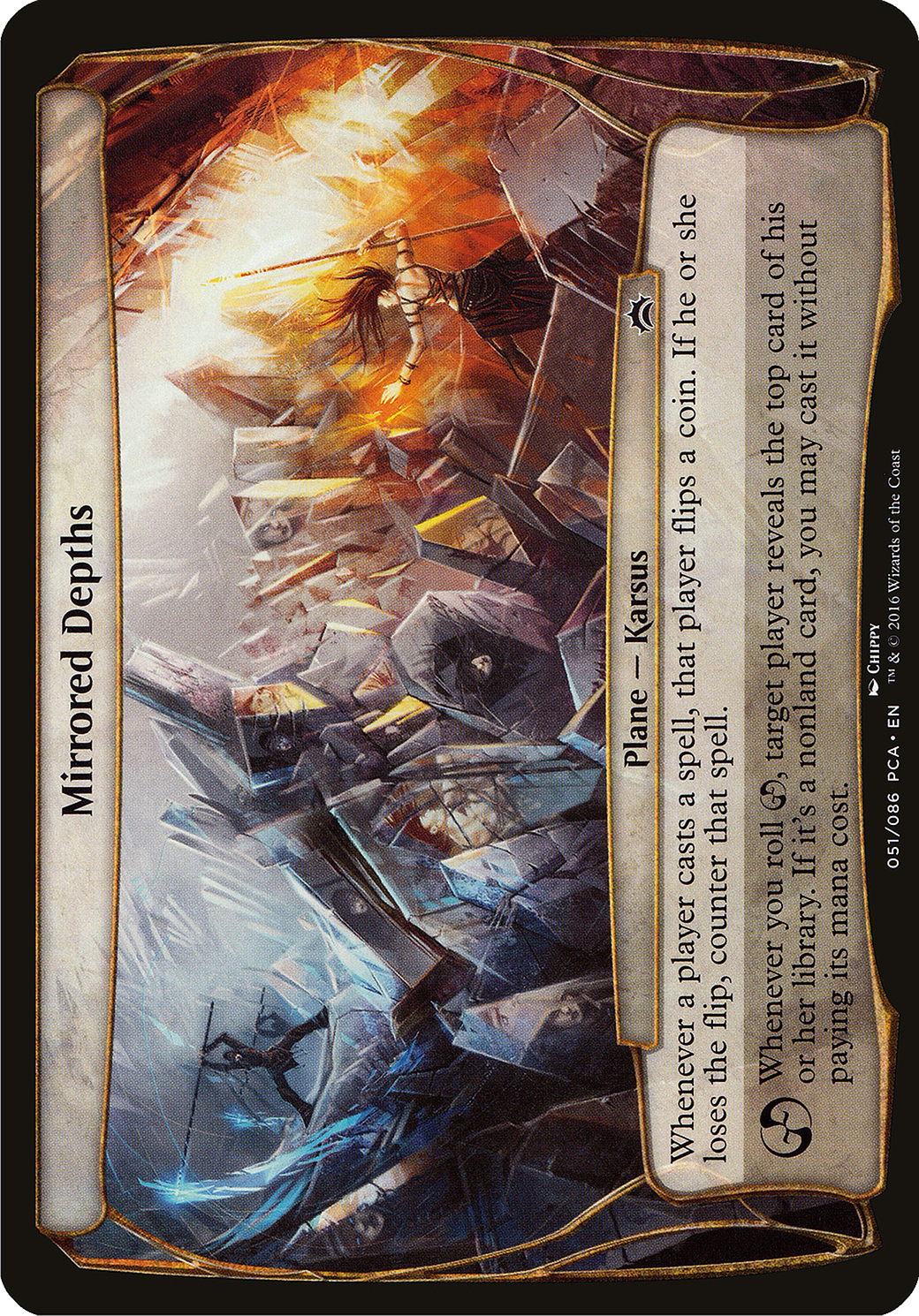 {O} Mirrored Depths (Planes) [Planechase Anthology Planes][OVR PCA 051]