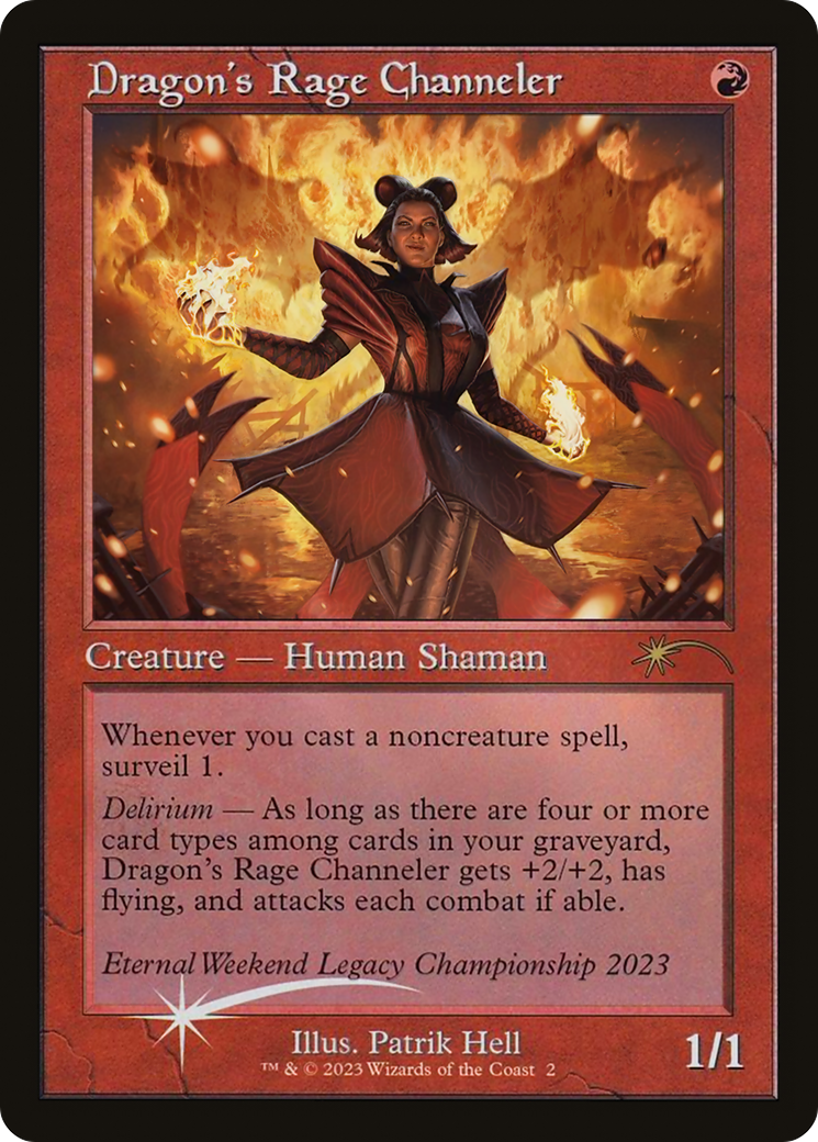 {R} Dragon's Rage Channeler (Retro Frame) [MagicFest 2023][PA EW23 002]