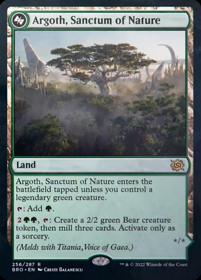 {R} Argoth, Sanctum of Nature [The Brothers' War][BRO 256]