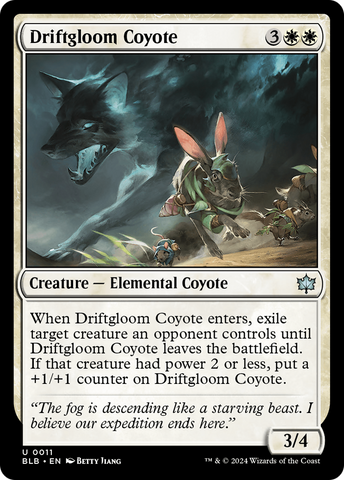 {@C} Driftgloom Coyote [Bloomburrow][BLB 011]