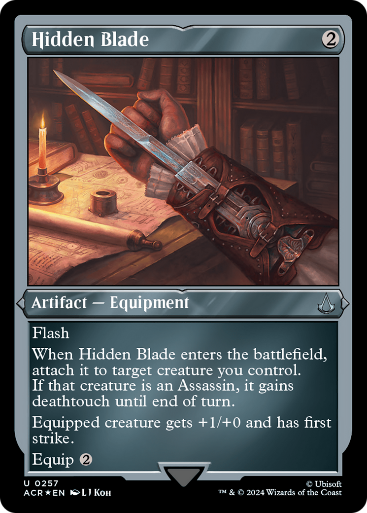 {C} Hidden Blade (Foil Etched) [Assassin's Creed][ACR 257]