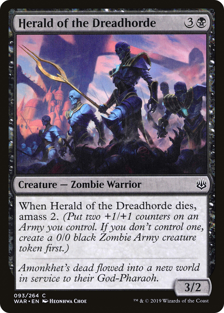 {C} Herald of the Dreadhorde [War of the Spark][WAR 093]
