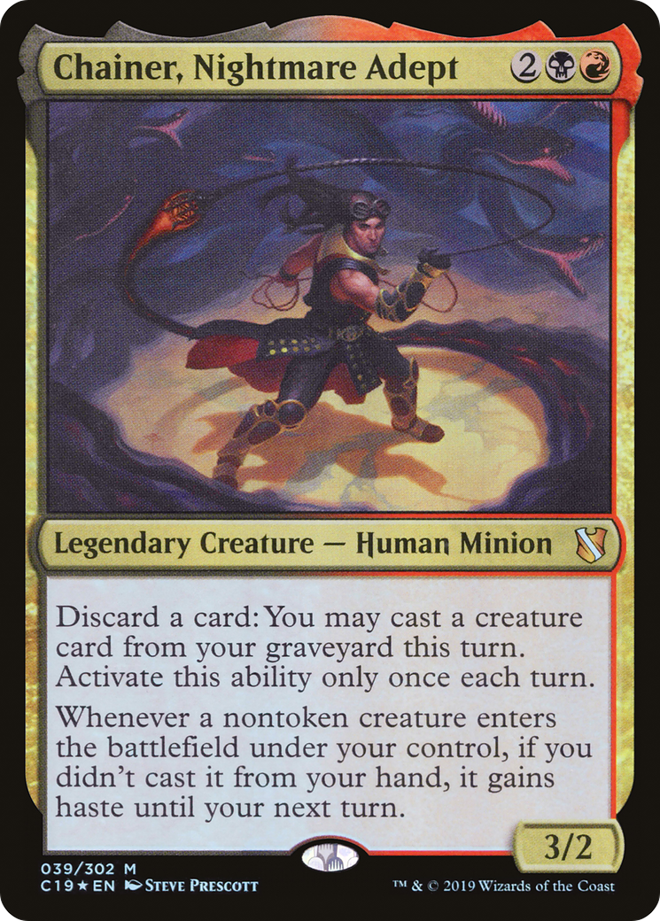 {R} Chainer, Nightmare Adept [Commander 2019][C19 039]